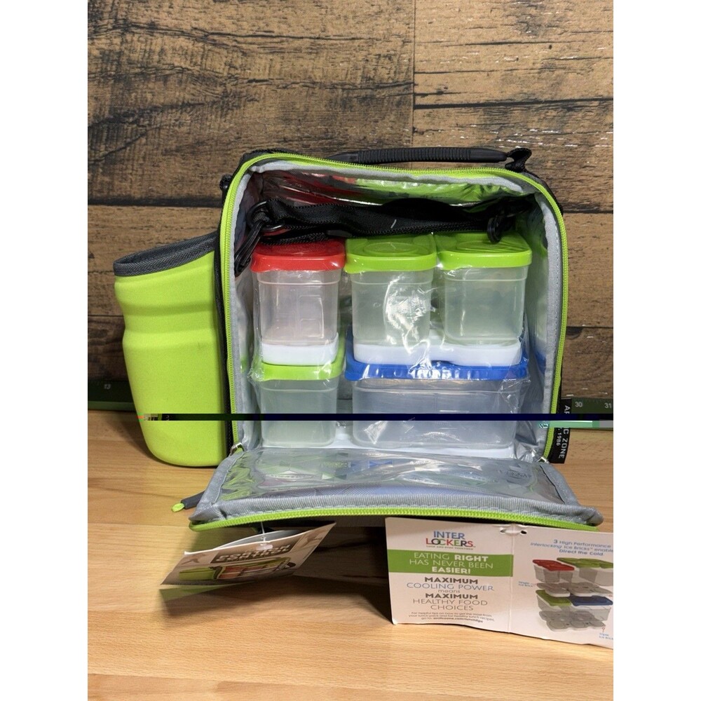 🔥ARCTIC ZONE PRO Portion Control Diet LUNCH Fuel PACK NEW W Containers Green